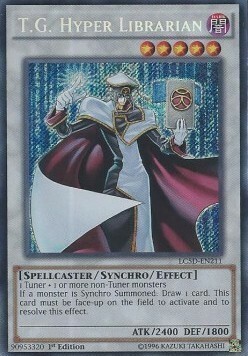 T.G. Hyper Librarian Card Front