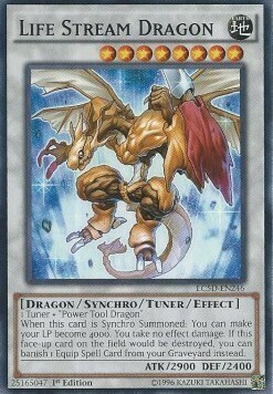 Life Stream Dragon Card Front