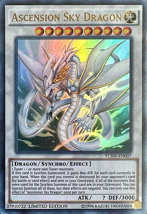 Ascension Sky Dragon Card Front