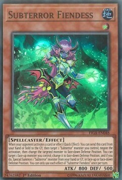 Subterror Fiendess Card Front