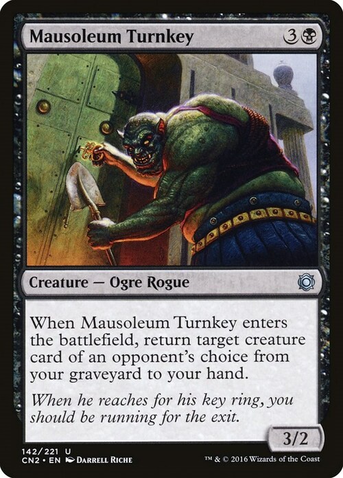 Mausoleum Turnkey Card Front