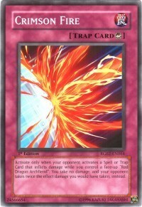 Crimson Fire Card Front