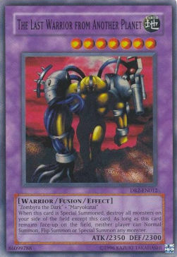 The Last Warrior from Another Planet Card Front