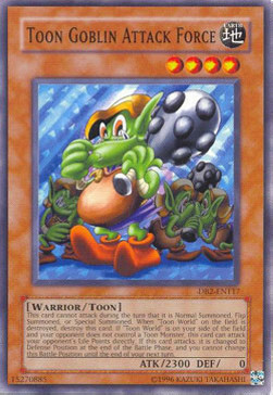 Toon Goblin Attack Force Card Front