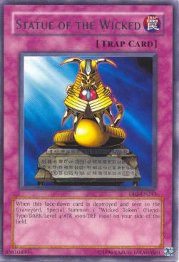 Statue of the Wicked Card Front