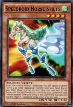 Speedroid Horse Stilts Card Front