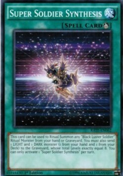 Super Soldier Synthesis Card Front