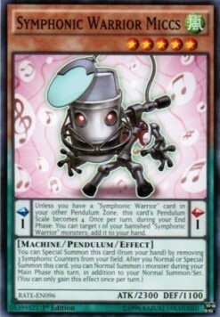 Symphonic Warrior Miccs Card Front