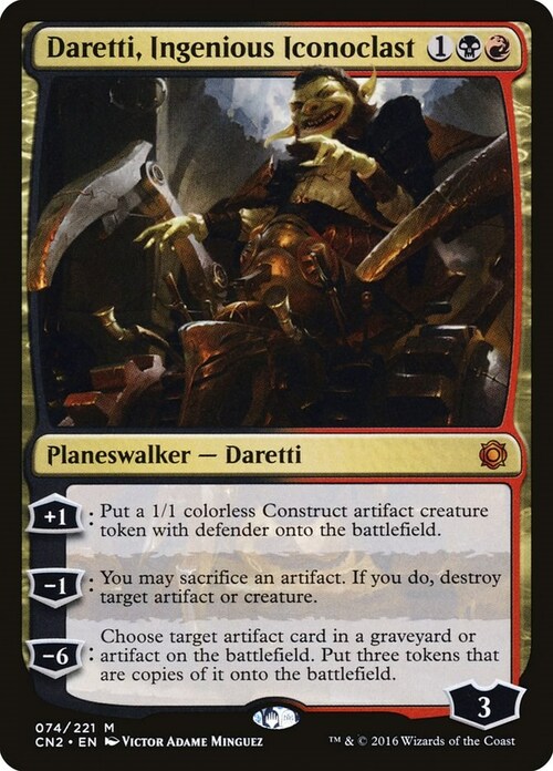 Daretti, Ingenious Iconoclast Card Front