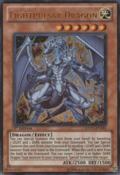 Lightpulsar Dragon Card Front