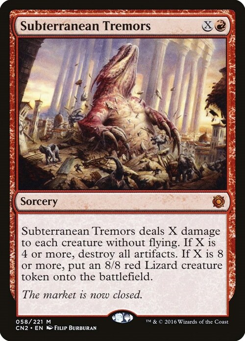 Subterranean Tremors Card Front