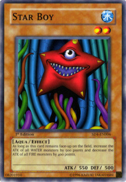 Star Boy Card Front