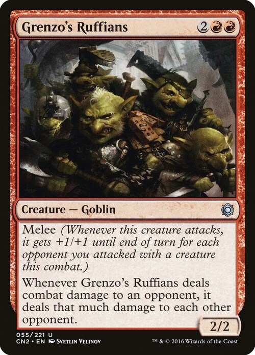 Grenzo's Ruffians Card Front