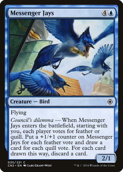 Messenger Jays Card Front