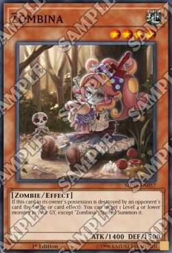 Zombina Card Front