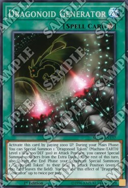 Dragonoid Generator Card Front