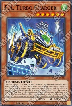 F.A. Turbo Charger Card Front