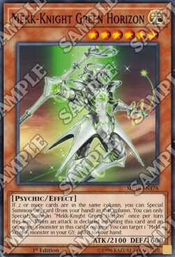 Mekk-Knight Green Horizon Card Front