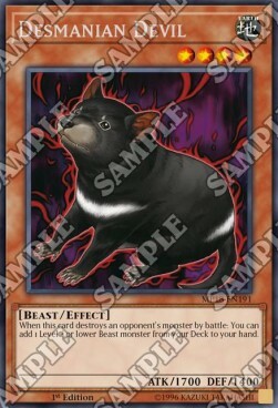 Desmanian Devil Card Front