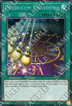 Pendulum Paradox Card Front