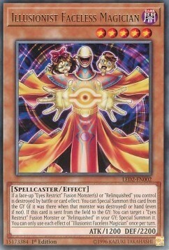 Illusionist Faceless Magician Card Front