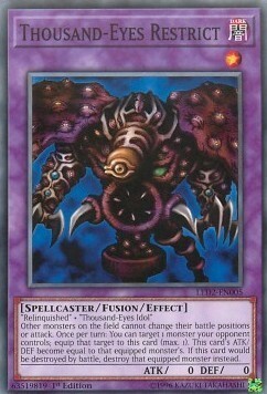 Thousand-Eyes Restrict Card Front