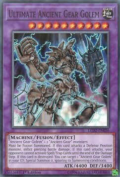 Ultimate Ancient Gear Golem Card Front