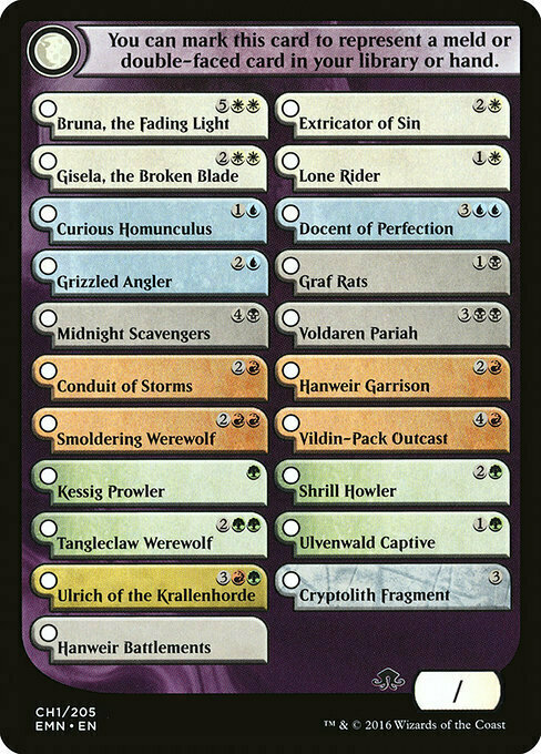 Eldritch Moon Checklist Card Front