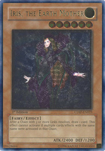 Iris, the Earth Mother Card Front