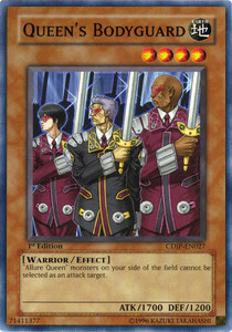 Queen's Bodyguard Card Front