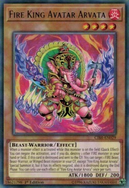 Fire King Avatar Arvata Card Front