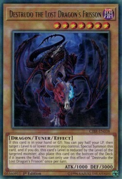 Destrudo the Lost Dragon's Frisson Card Front