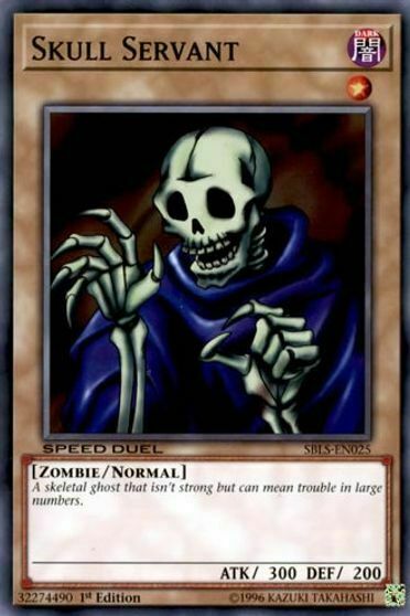 Skull Servant Card Front