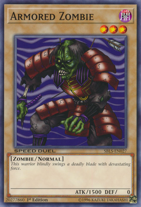 Armored Zombie Card Front