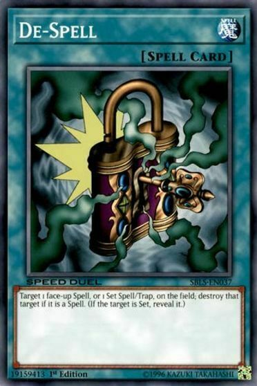 De-Spell Card Front