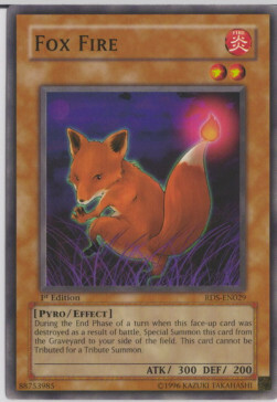 Fox Fire Card Front