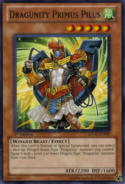 Dragunity Primus Pilus Card Front