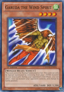 Garuda the Wind Spirit Card Front