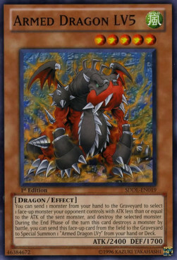 Armed Dragon LV5 Card Front