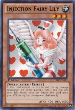 Injection Fairy Lily Card Front