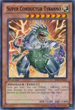 Super Conductor Tyranno Card Front