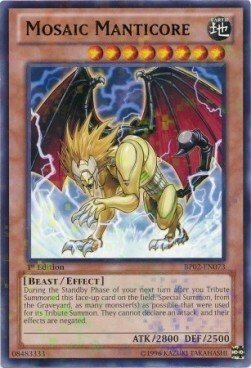 Mosaic Manticore Card Front