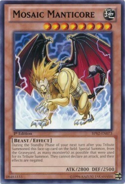 Mosaic Manticore Card Front