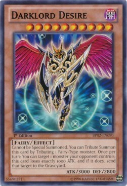 Darklord Desire Card Front