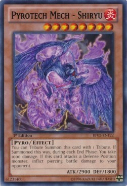 Pyrotech Mech - Shiryu Card Front