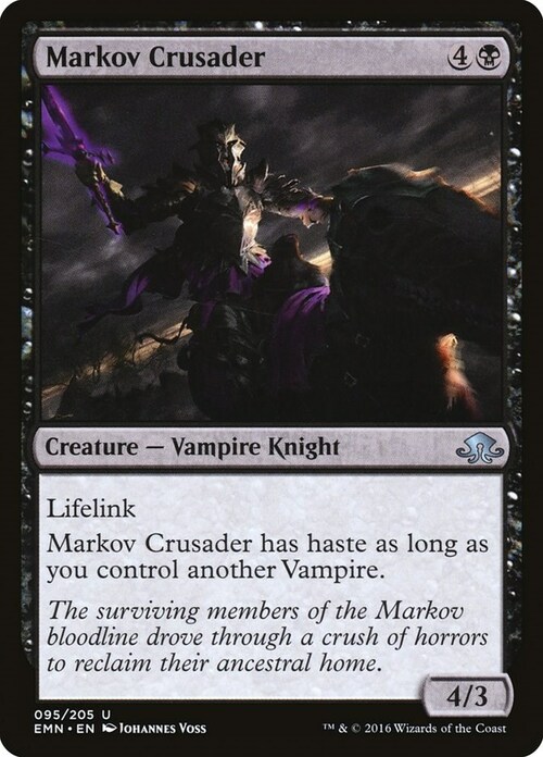 Markov Crusader Card Front