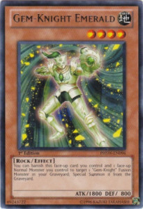 Gem-Knight Emerald Card Front