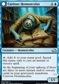 Curious Homunculus // Voracious Reader Card Front