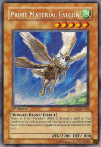 Prime Material Falcon Card Front