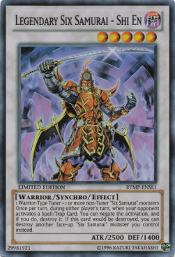 Legendary Six Samurai - Shi En Card Front